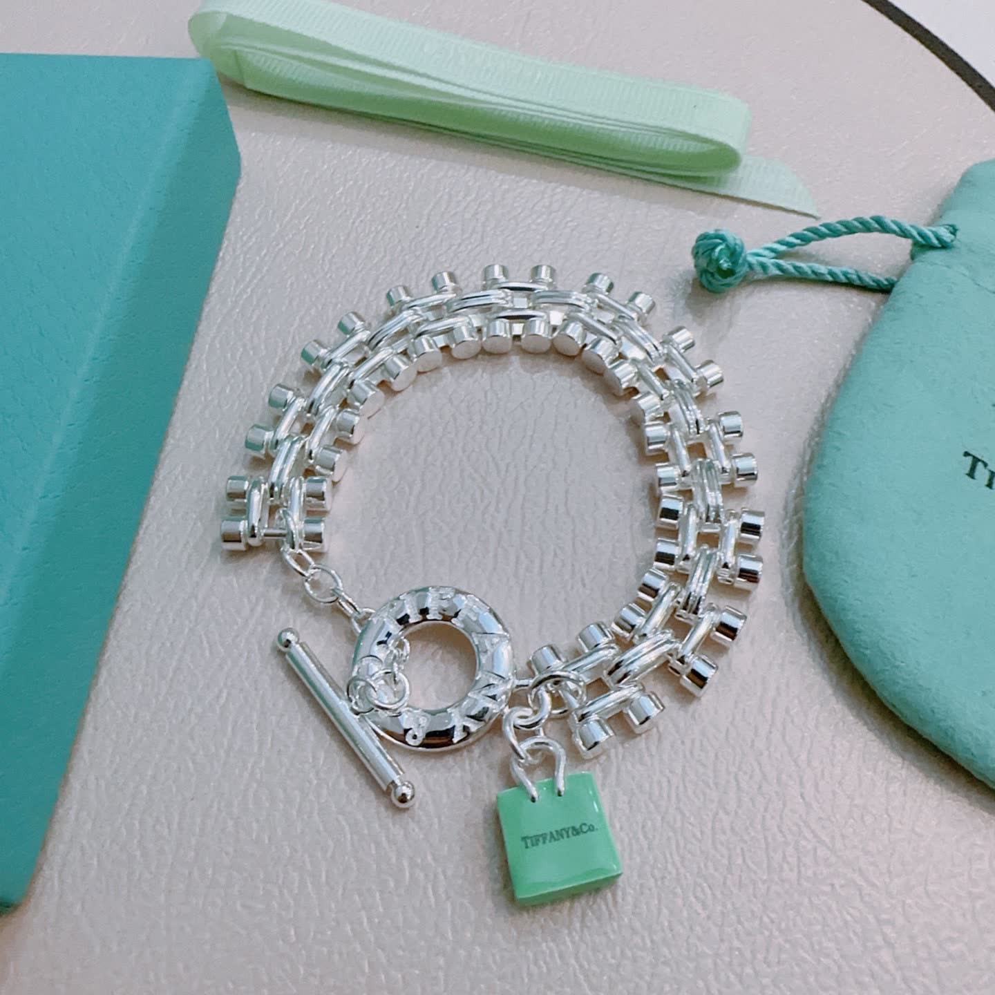 Tiffany & Co. Sterling Silver Love Bracelet